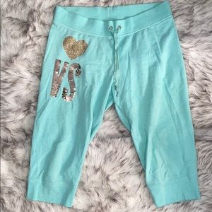 Victoria’s Secret Bling Cropped Sweatpants